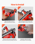 Heavy-Duty Pipe Chain Vise 1/2