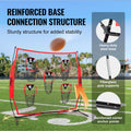 Football Trainer Throwing Net 6x6ft 5 Pocket Target Practice