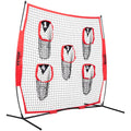 Football Trainer Throwing Net 6x6ft 5 Pocket Target Practice