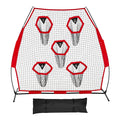 Football Trainer Throwing Net 2133.6mm 5 Target Pockets