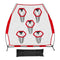 Football Trainer Throwing Net 2133.6mm 5 Target Pockets