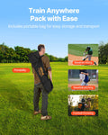 Football Trainer Throwing Net 2133.6mm 5 Target Pockets