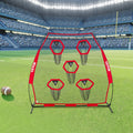 Football Trainer Throwing Net 2133.6mm 5 Target Pockets