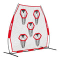 Football Trainer Throwing Net 2133.6mm 5 Target Pockets