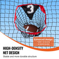 Football Trainer Net 8x8ft 5 Pocket Throwing Target Practice Red