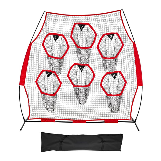 Football Trainer Throwing Net 2438x2438mm 6 Pocket Target