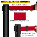 Stanchion Posts 4-Set Stainless Steel Queue Barriers 6.6ft Belts