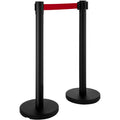 Stanchion Posts 4-Set Stainless Steel Queue Barriers 6.6ft Belts
