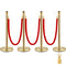 4Pcs Gold Stanchion Posts 38