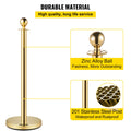 4Pcs Gold Stanchion Posts 38