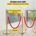 4Pcs Gold Stanchion Posts 38