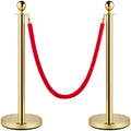 4Pcs Gold Stanchion Posts 38