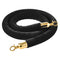 2 Pcs Black Velvet Stanchion Ropes, 1.5 m Crowd Control Stanchion Black Velvet Ropes with Gold Hooks, Post Queue Barrier Carpet Rope for Carpet Events Movie Theaters Grand Openings Hotels Party