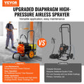 Airless Paint Sprayer 900W Electric Diaphragm Pump Spray Gun