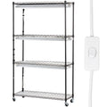 Plant Stand with Grow Lights 4 Tiers 180W 150 cm Tall Plant Grow Shelf