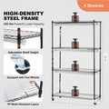 Levitex Plant Stand 4 Tier 180W Grow Light 150cm Tall Shelf