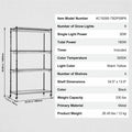Levitex Plant Stand 4 Tier 180W Grow Light 150cm Tall Shelf