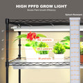 Plant Stand Grow Light 6 Tier 200W 59.1
