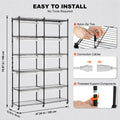 Plant Stand Grow Light 6 Tier 200W 59.1