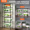 DIY Plant Stand 6 Tier 192W Grow Lights 70.9