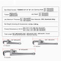 3-Piece Pipe Wrench Set, 10