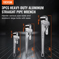 3-Piece Pipe Wrench Set 10