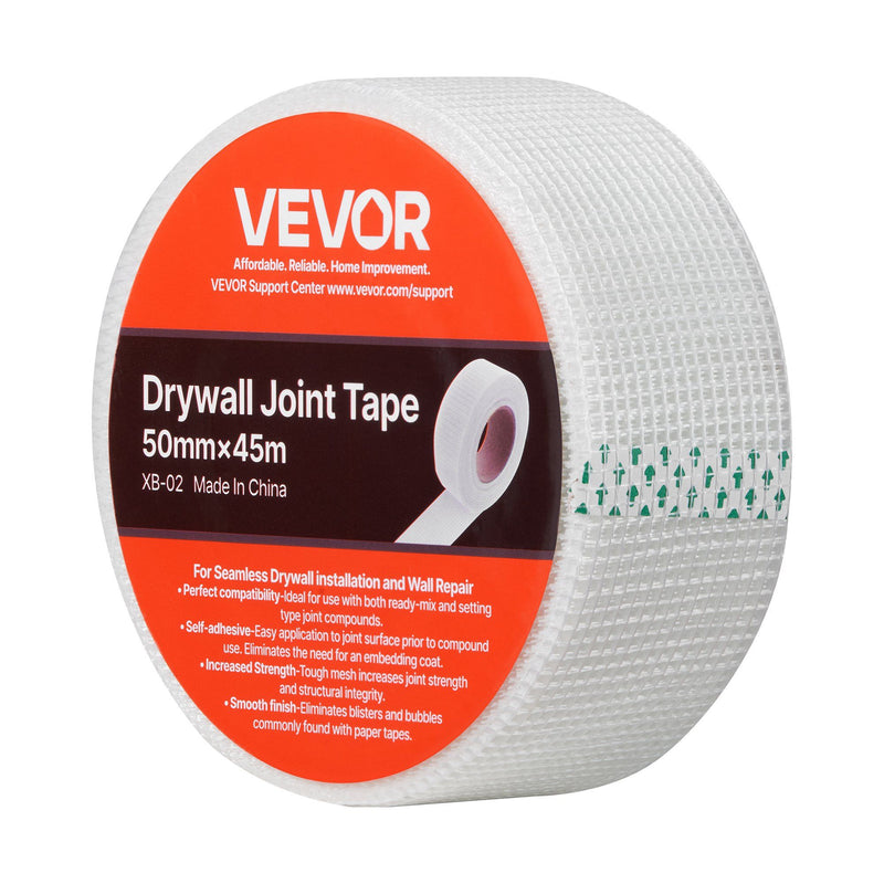 Drywall Mesh Tape 50mm x 45m Self-Adhesive 36 Rolls Wall Repair