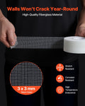 Drywall Mesh Tape 50mm x 45m Self-Adhesive 36 Rolls Wall Repair