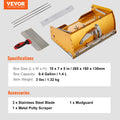 Drywall Flat Box 10 Inch Aluminum Finishing Mud Box Plasterboard