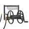 Wall Mounted Garden Hose Reel 125ft 5/8in Metal Basket