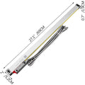 1 Axis Lathe Linear Scale 550mm Optical Precision Aluminum Milling