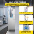 Jet Hand Dryer Automatic High Speed Silver Washroom 1800W