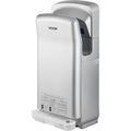 Jet Hand Dryer Automatic High Speed Silver Washroom 1800W