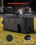 Drum Kit Bag 600D Padded Wheels 920x420x410mm Black
