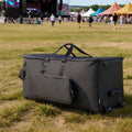 Drum Kit Bag 600D Padded Wheels 920x420x410mm Black