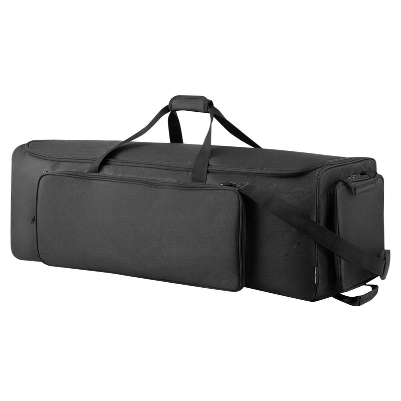 Drum Hardware Bag with Wheels 1680D Carry Case Black