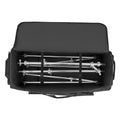 Drum Hardware Bag with Wheels 1680D Carry Case Black