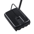 Carpet Sweeper, 200 mm Sweeping Paths, Floor Sweeper Manual Non Electric, 300 ml Dustbin Capacity with Comb for Home Office Rugs Hardwood Surfaces Wood Floors Laminate, Cleans Dust Pet Hair