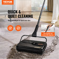 VEVOR Carpet Sweeper 200mm Manual Non-Electric 300ml Dustbin Pet Hair