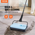 VEVOR Carpet Sweeper Manual 300ml Dustbin 17cm Width Pet Hair Blue