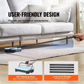 VEVOR Carpet Sweeper Manual 300ml Dustbin 17cm Width Pet Hair Blue