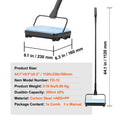 VEVOR Carpet Sweeper Manual 300ml Dustbin 17cm Width Pet Hair Blue