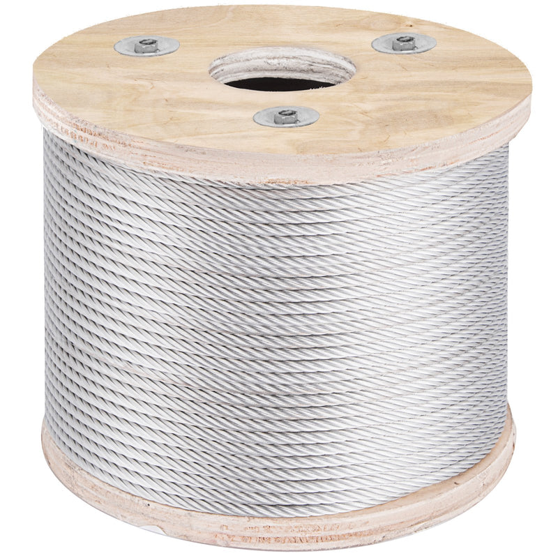 304 Stainless Steel Wire Rope 4.8mm 7x19 76m Reel