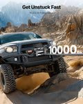 Electric Winch 4500kg 12V DC Steel Rope Wireless Remote IP55