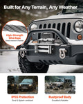 Electric Winch 4500kg 12V DC Steel Rope Wireless Remote IP55