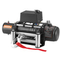 Electric Winch, 5400 kg Load Capacity, 12V DC Truck Winch with Φ9.1 mm x 26 m Steel Rope, Wireless & Wired Remote Control, Suitable for Towing SUV Jeep Trailer Boat Off-Road Vehicle