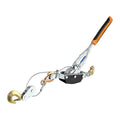 Come Along Winch 5 Ton Steel Cable Ratchet Puller 3 Hooks