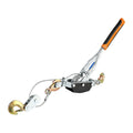 Come Along Winch 5 Ton Steel Cable Ratchet Puller 3 Hooks