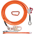 12.7mm Steel Core Flipline 16ft Arborist Tree Climbing Fall Protection