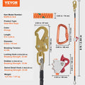 16mm Steel Core Flipline 8ft Arborist Fall Protection